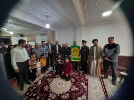 دیدارخدام رضوی با توانخواه موفق و حافظ کل قرآن کریم در دشتستان