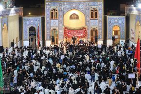 مراسم عزاداری شهادت حضرت مسلم(ع) در مسجد کوفه